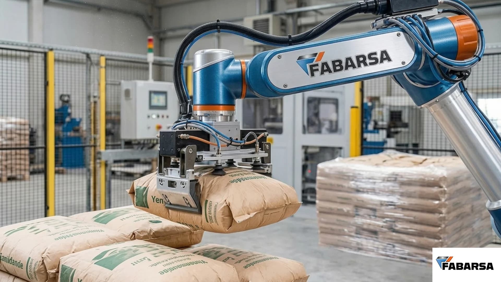 Çuval Paletleme Robotları | Ağır Yükte Kesintisiz Paletleme – Fabarsa