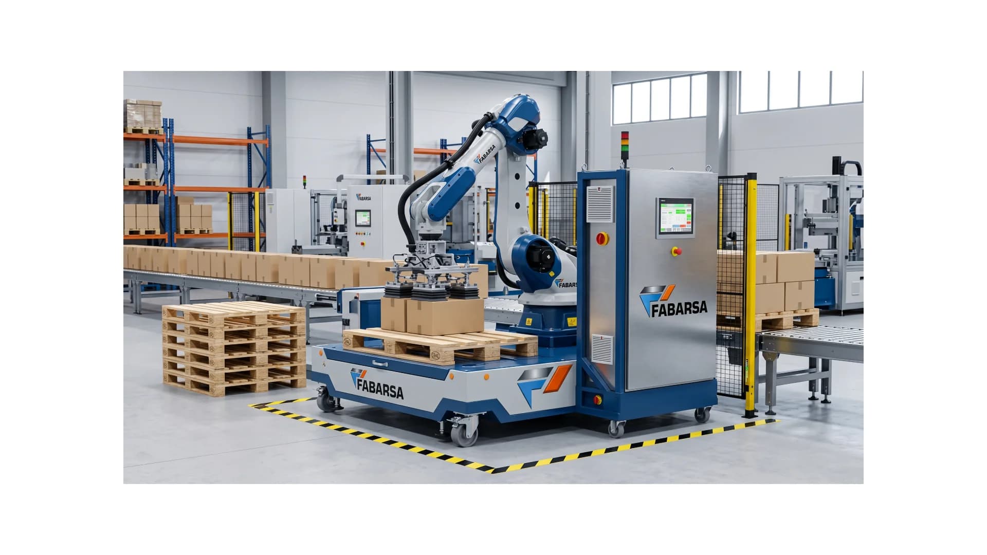 mobi̇l palletizer - Uygulama görseli 1