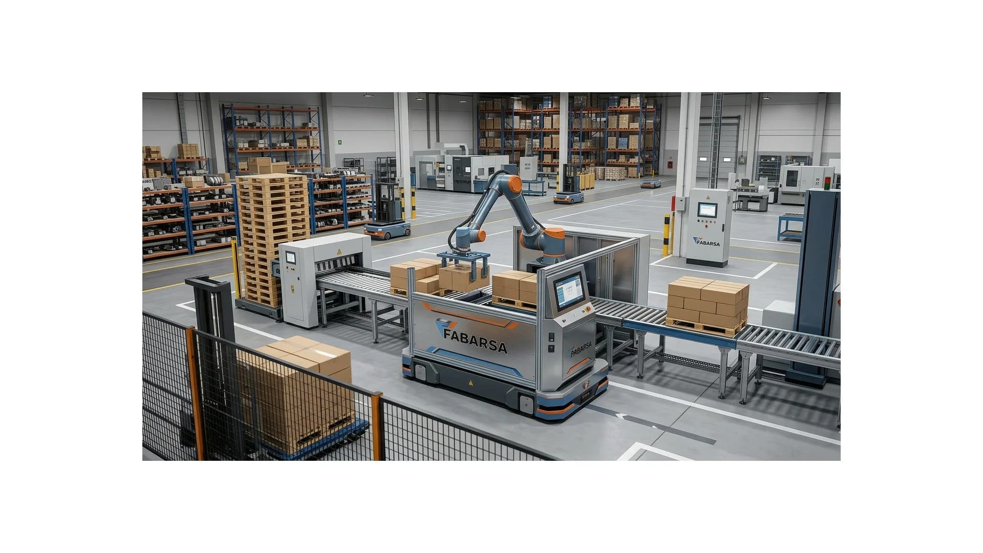 Mobil Palletizer | Tak-Çalıştır Paletleme Ünitesi – Fabarsa